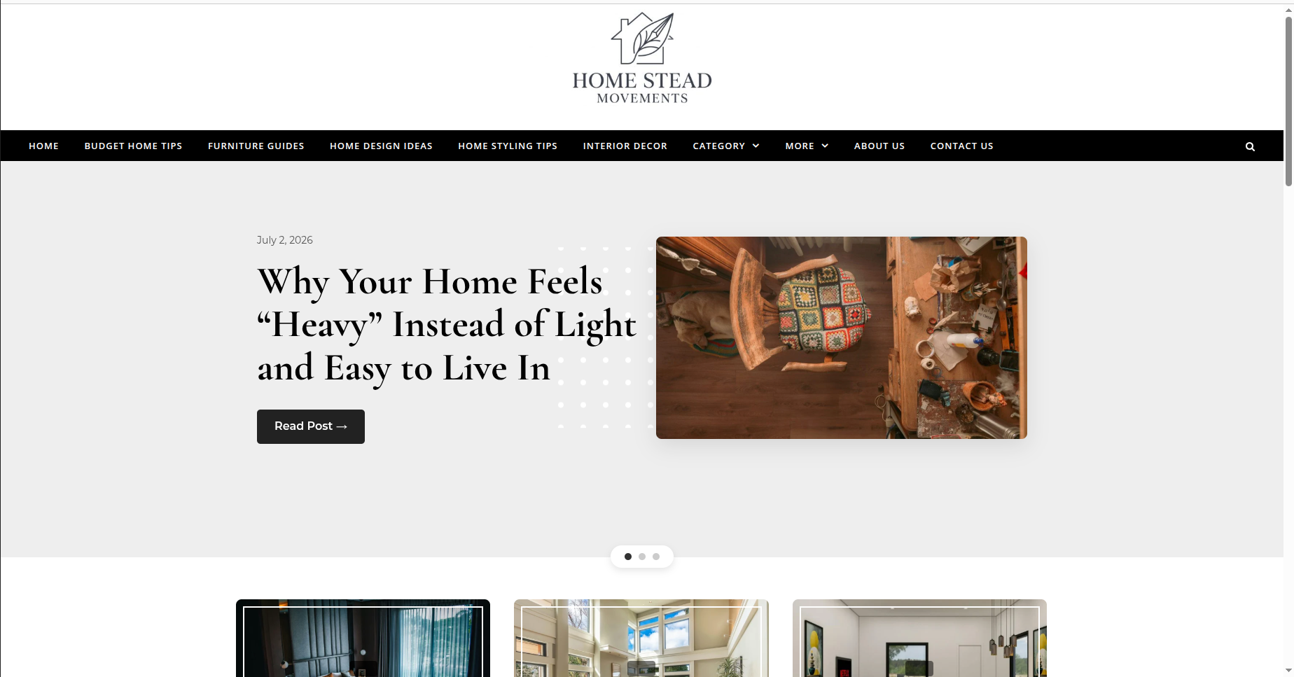 Homestead Movements screenshot